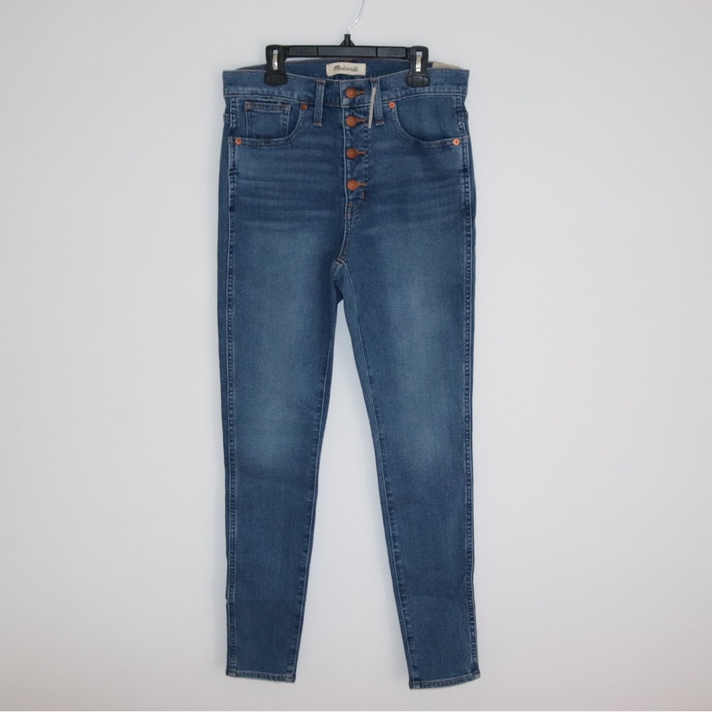 Madewell | High Rise Button Front High Rise Jeans Size 29 - Picture 3 of 7
